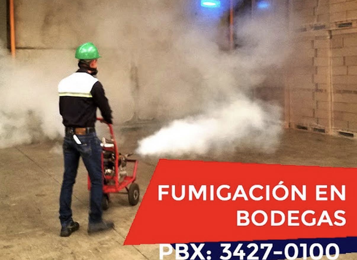 Fumigación profesional en bodega industrial por Fumiclean